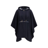 Écharpe Moncler Oves Aries en Laine Bleue