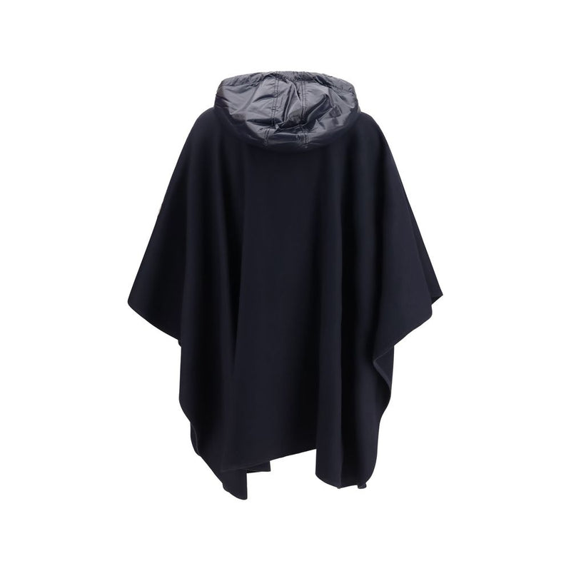 Moncler Blue Wool Oves Aries Scarf