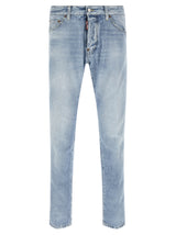 Dsquared² Jean en jean de coton bleu