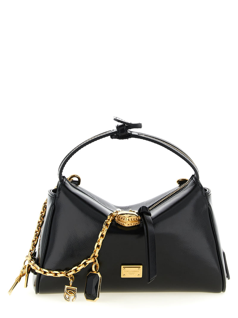 Dolce & Gabbana Black Calfskin Handbag