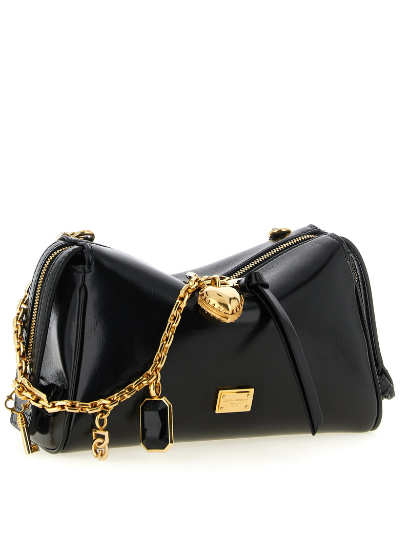 Dolce & Gabbana Black Calfskin Handbag