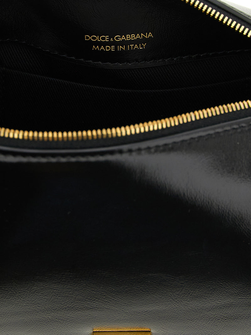 Dolce & Gabbana Black Calfskin Handbag