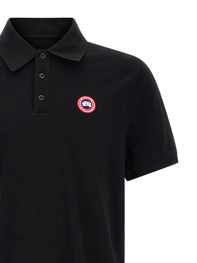 Canada Goose Black Cotton Polo Shirt