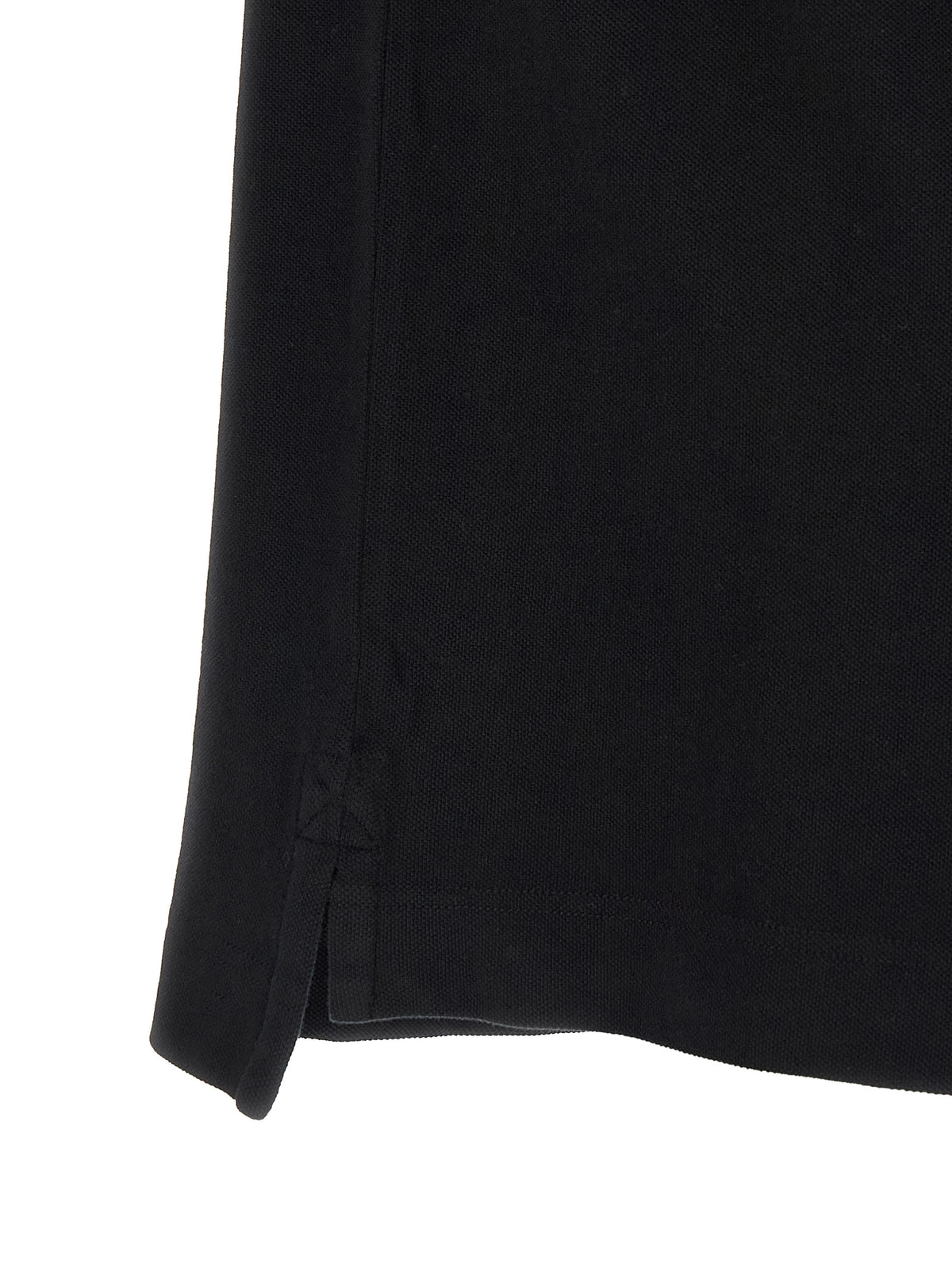 Polo en coton noir Canada Goose