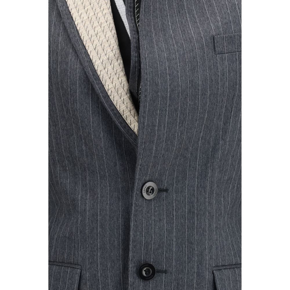 Veste Sacai en laine grise Oves Aries