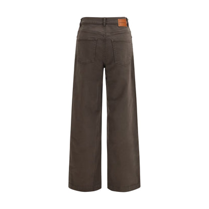 P.A.R.O.S.H. Brown Cotton Casual Pants