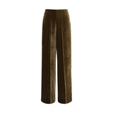 P.A.R.O.S.H. Pantalon Décontracté Marron en Viscose