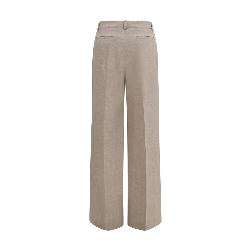 Pantalon P.A.R.O.S.H. Oves Aries en laine grise