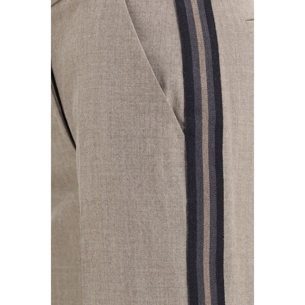 Pantalon P.A.R.O.S.H. Oves Aries en laine grise