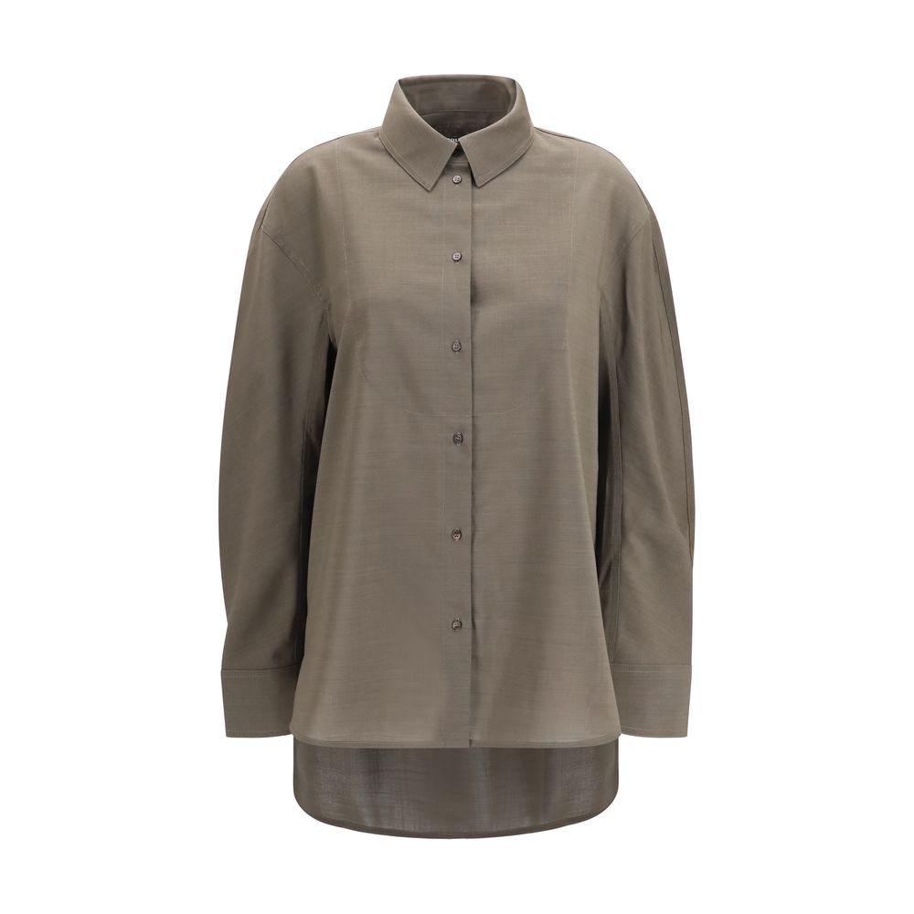 Chemise Jacquemus en coton gris