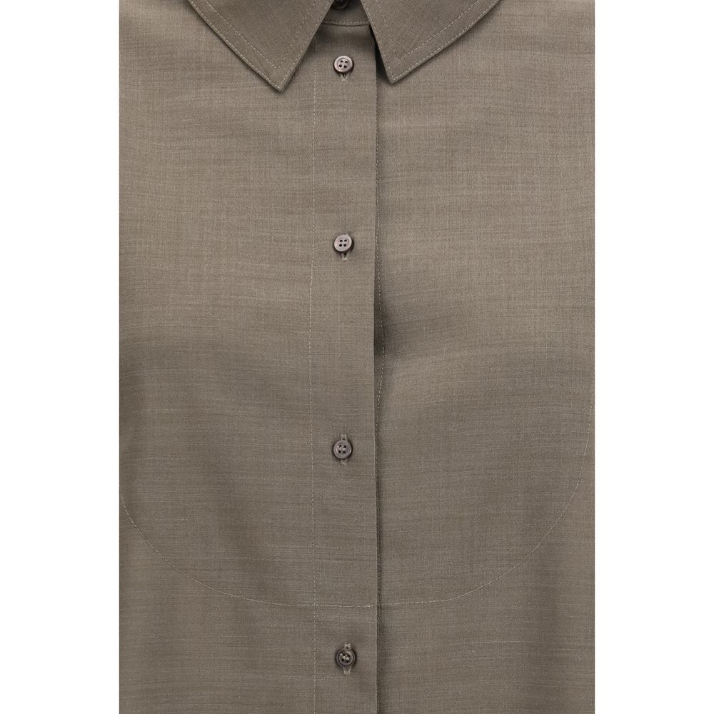 Chemise Jacquemus en coton gris