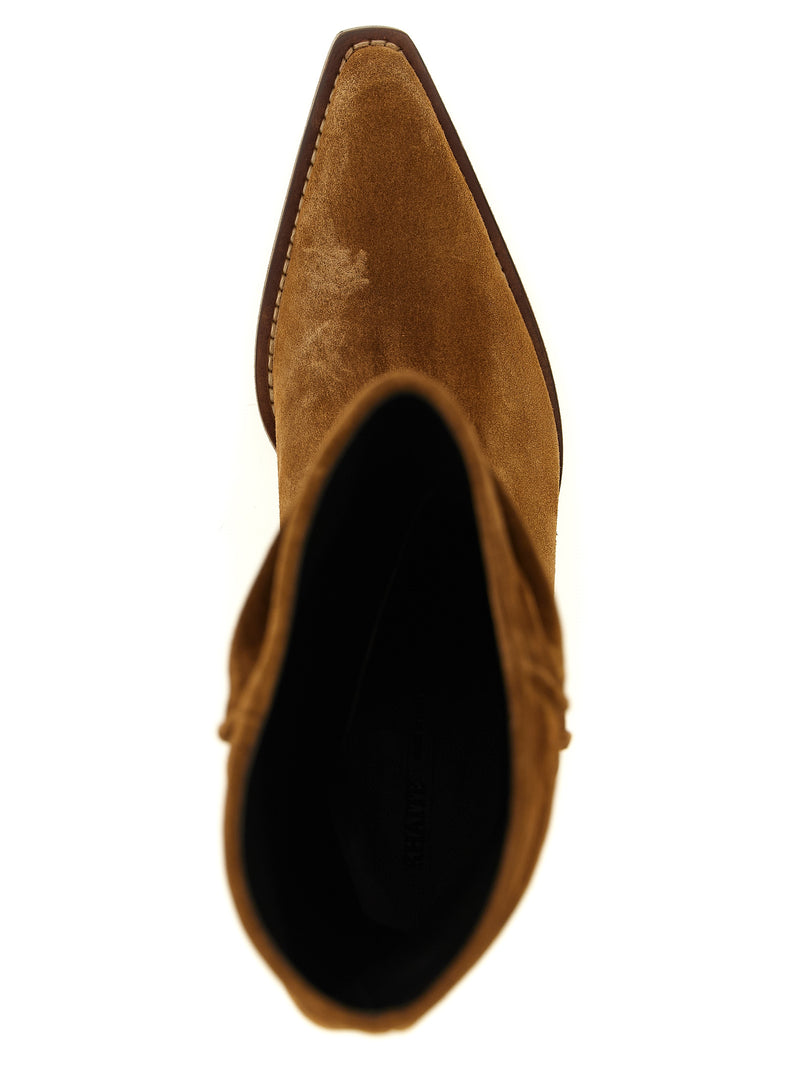 Khaite Brown Calfskin Chelsea Boots