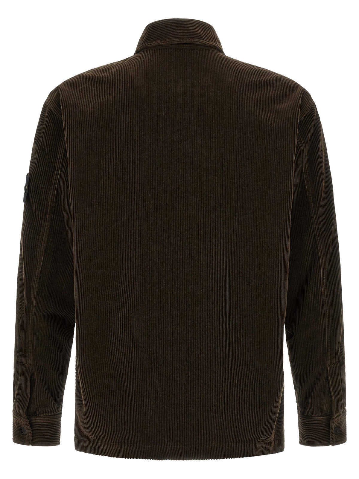 Chemisier en coton marron Stone Island
