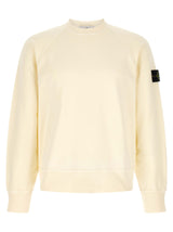 Sweat-shirt Stone Island en coton blanc