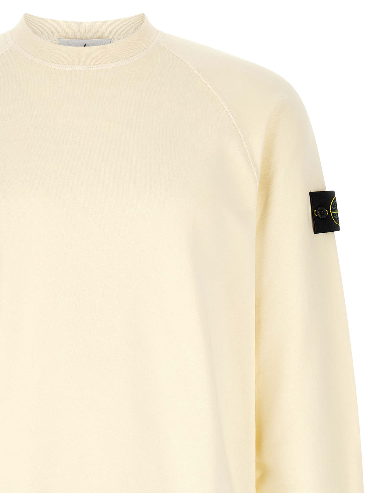 Sweat-shirt Stone Island en coton blanc