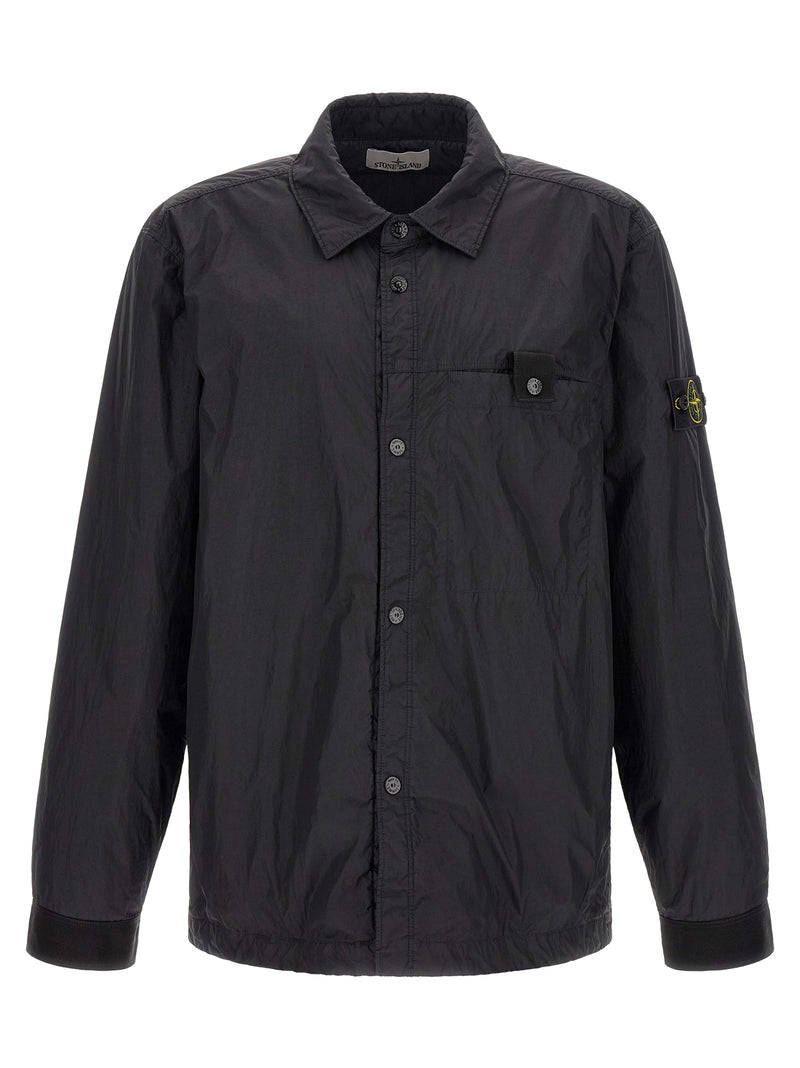 Stone Island Black Polyamide Shell Jacket