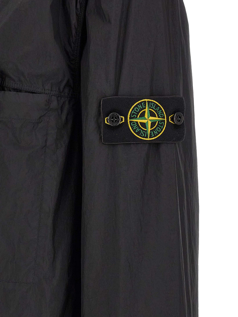 Stone Island Black Polyamide Shell Jacket