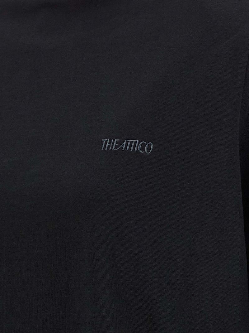 The Attico Black Cotton T-Shirt
