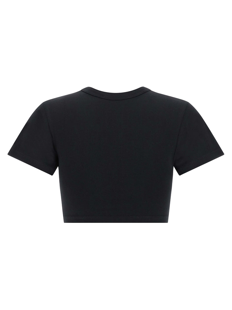 The Attico Black Cotton T-Shirt