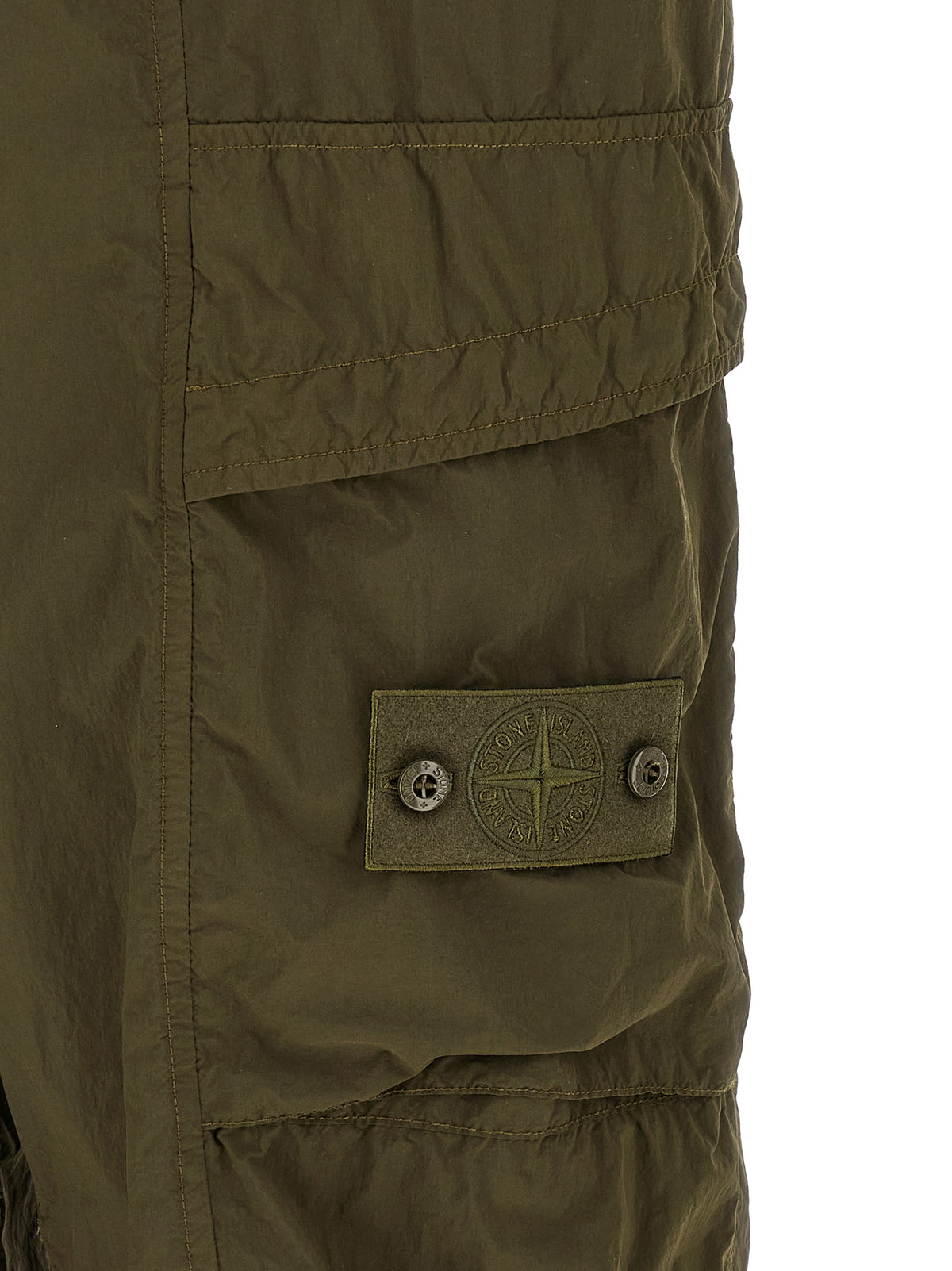 Stone Island Bicolor Polyamide Cargo Pants