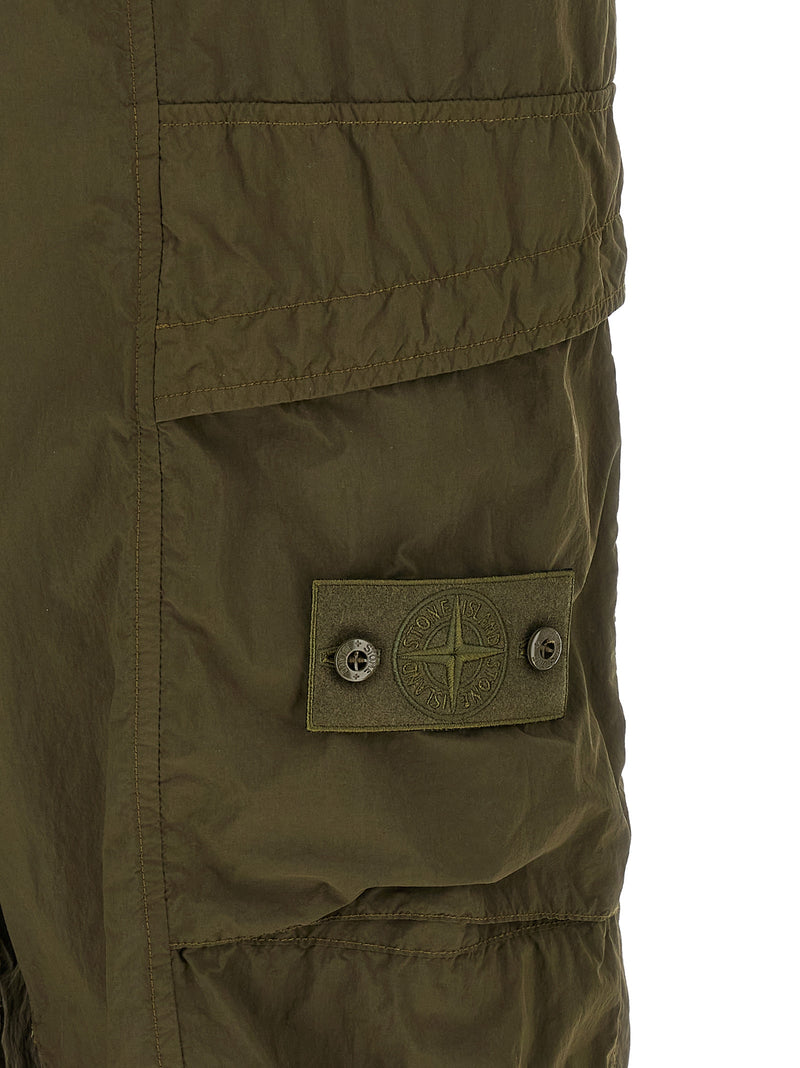 Stone Island Bicolor Polyamide Cargo Pants