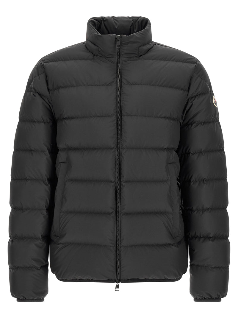 Moncler Black Polyester Full-Length Jacket