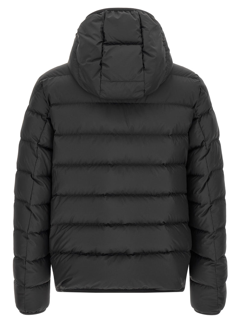 Moncler Black Polyester Full-Length Jacket