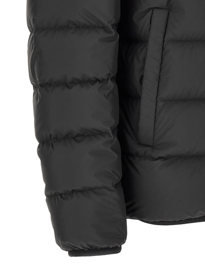 Moncler Black Polyester Full-Length Jacket