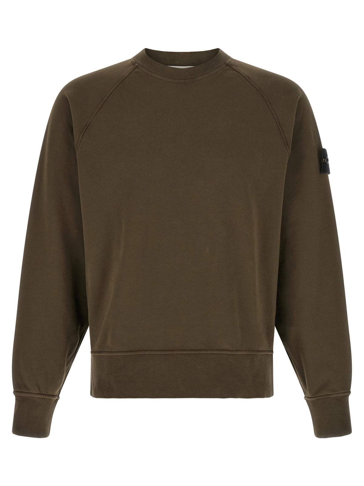 Sweat-shirt en coton gris Stone Island