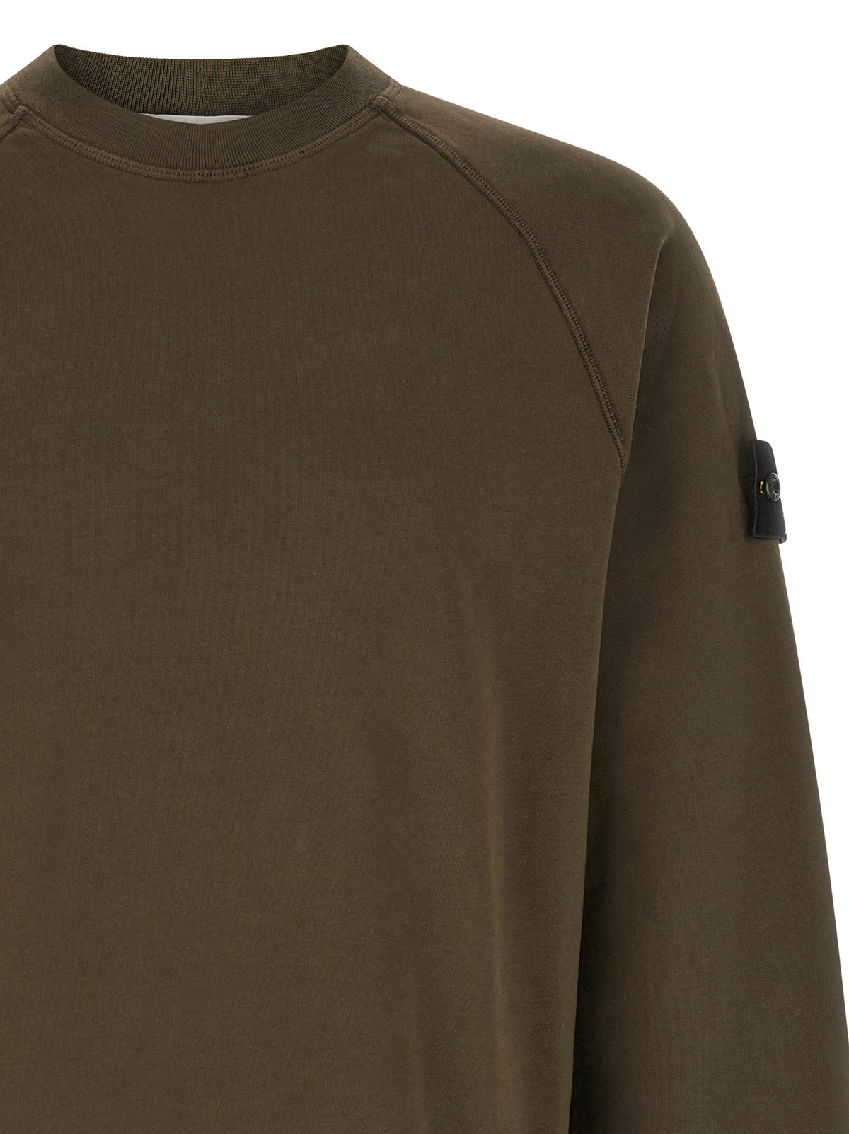 Sweat-shirt en coton gris Stone Island