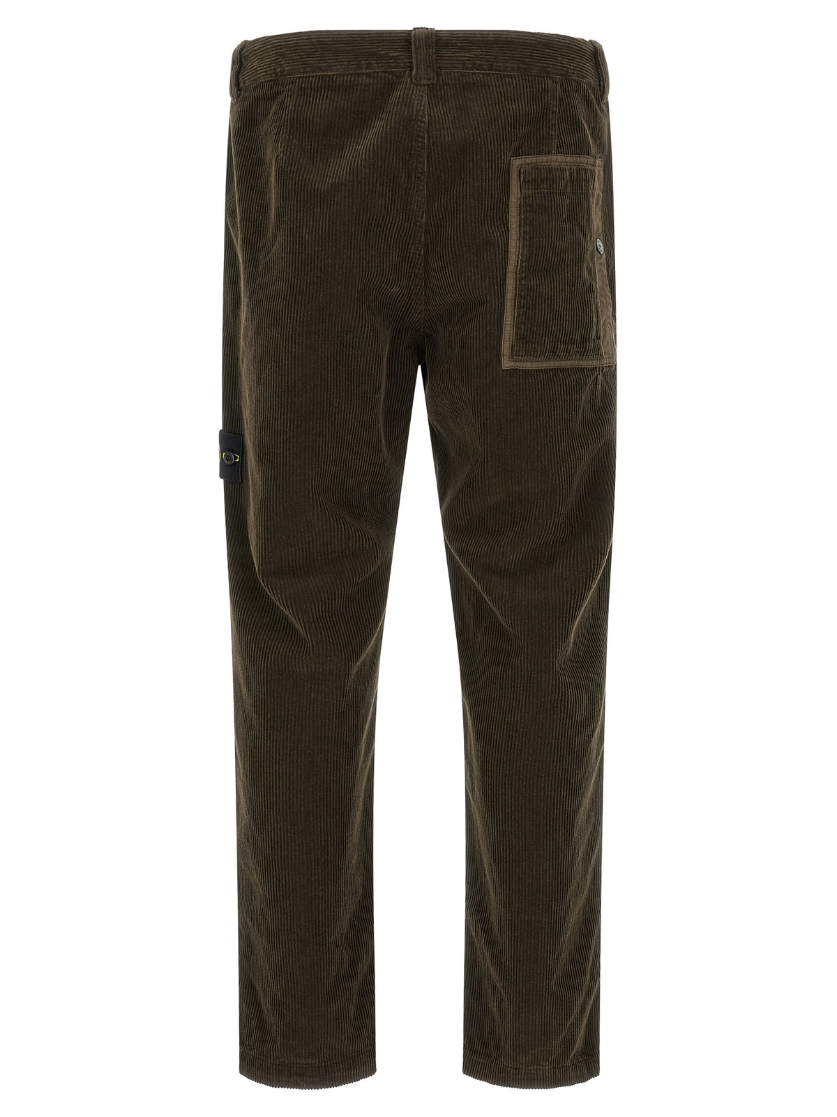 Stone Island Gray Cotton Casual Pants
