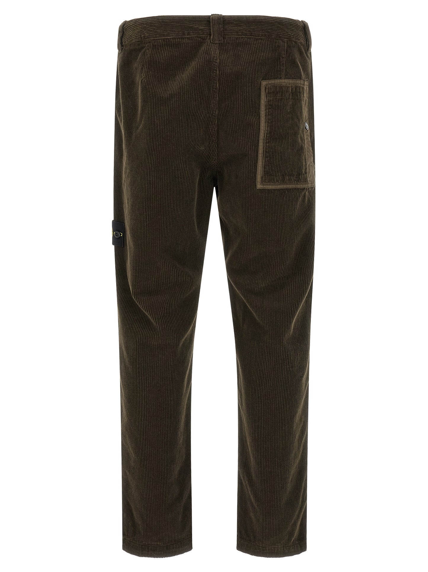 Stone Island Gray Cotton Casual Pants