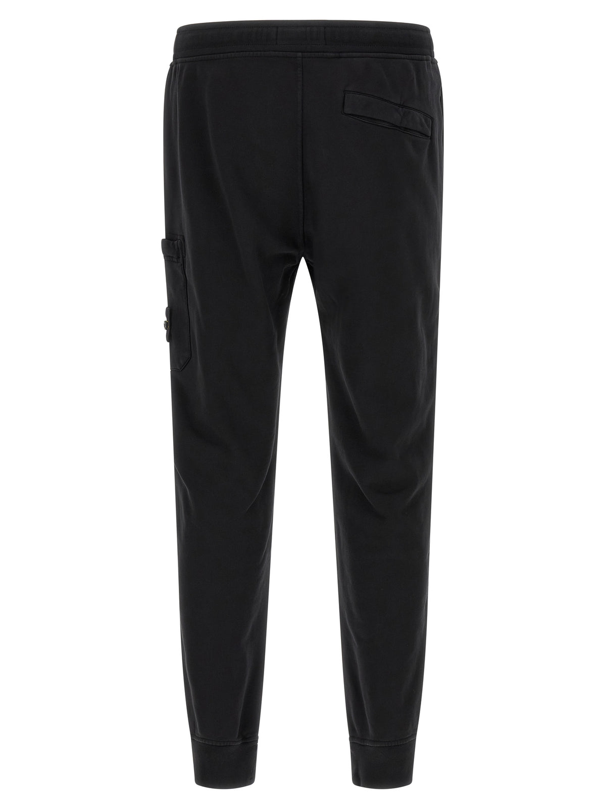 Pantalon de jogging en coton noir Stone Island