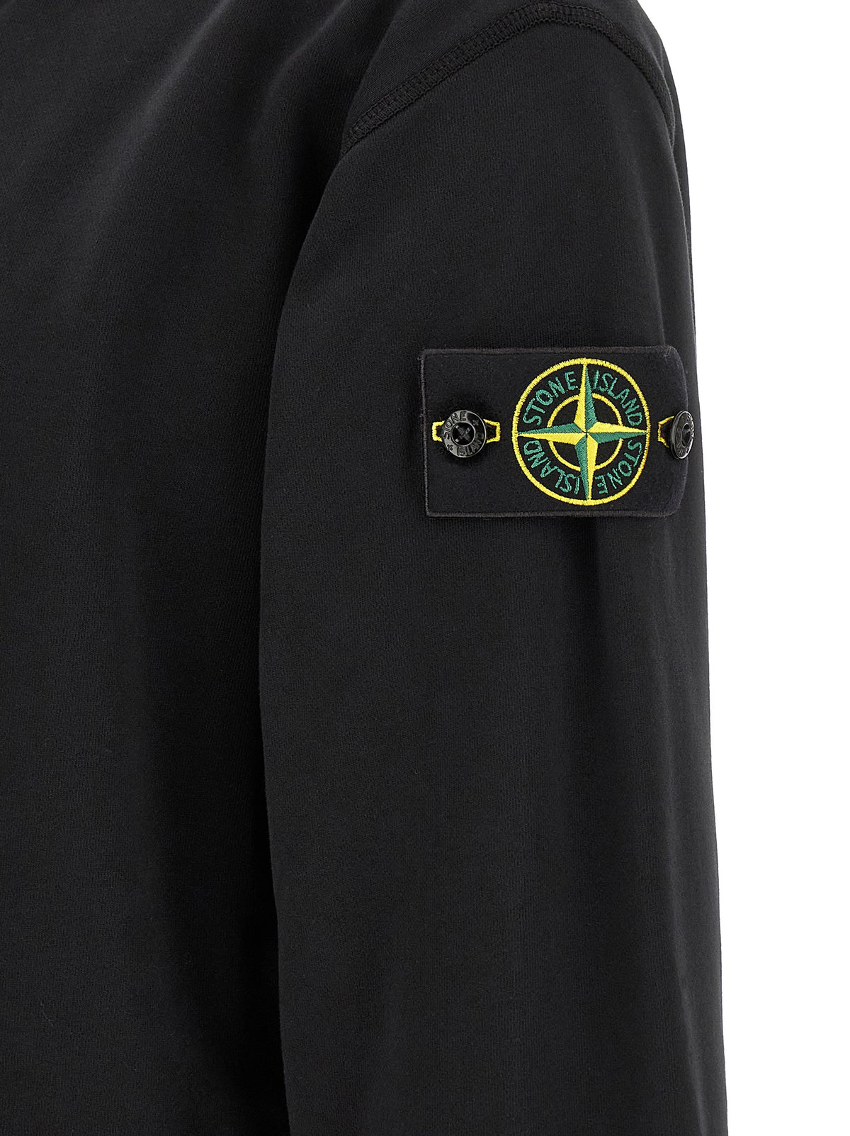 Sweat-shirt Stone Island en coton noir