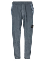 Stone Island Gray Polyamide Joggers (Workout Pants)