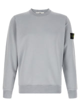 Sweat-shirt en coton gris Stone Island