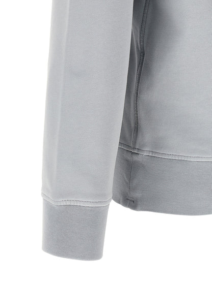 Stone Island Gray Cotton Sweatshirt