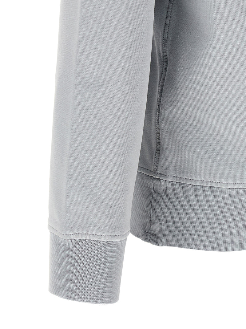 Stone Island Gray Cotton Sweatshirt