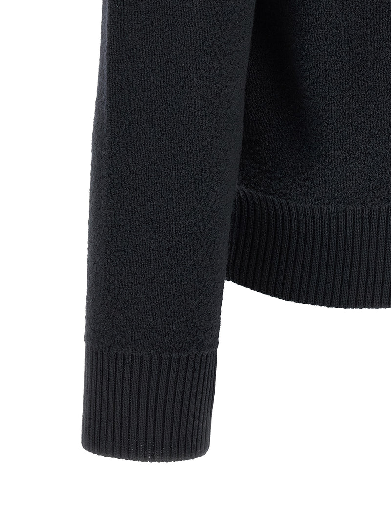 Stone Island Blue Virgin Wool Cardigan