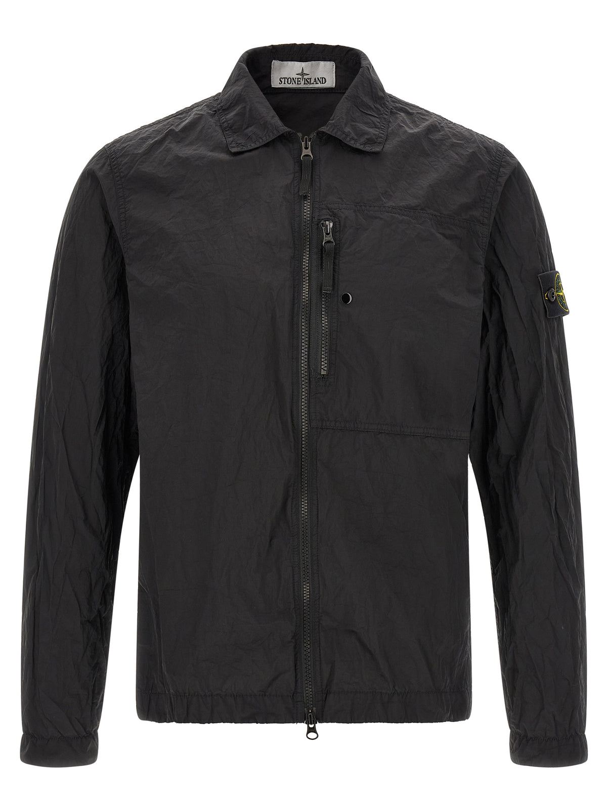 Chemisier noir en polyamide Stone Island