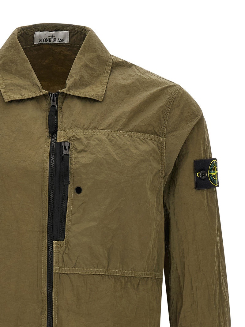 Stone Island Bicolor Polyamide Blouse