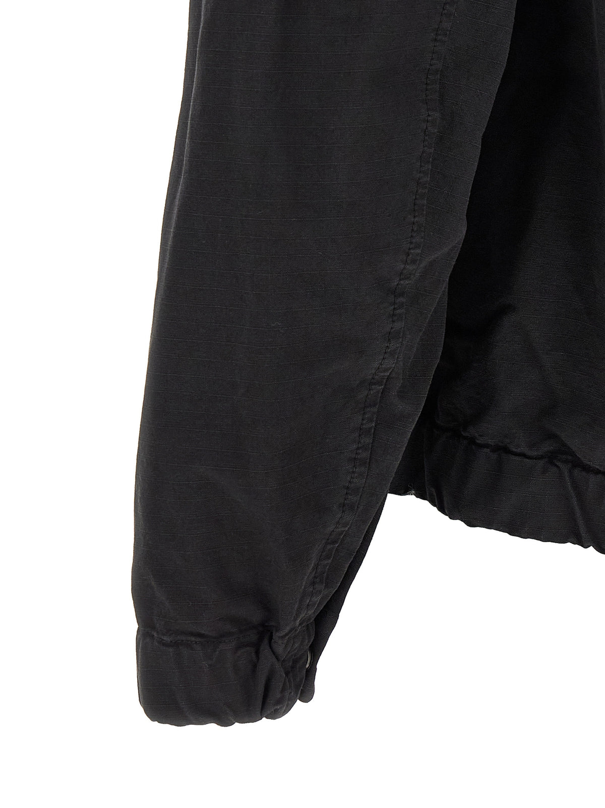 Stone Island Veste coque noire en coton