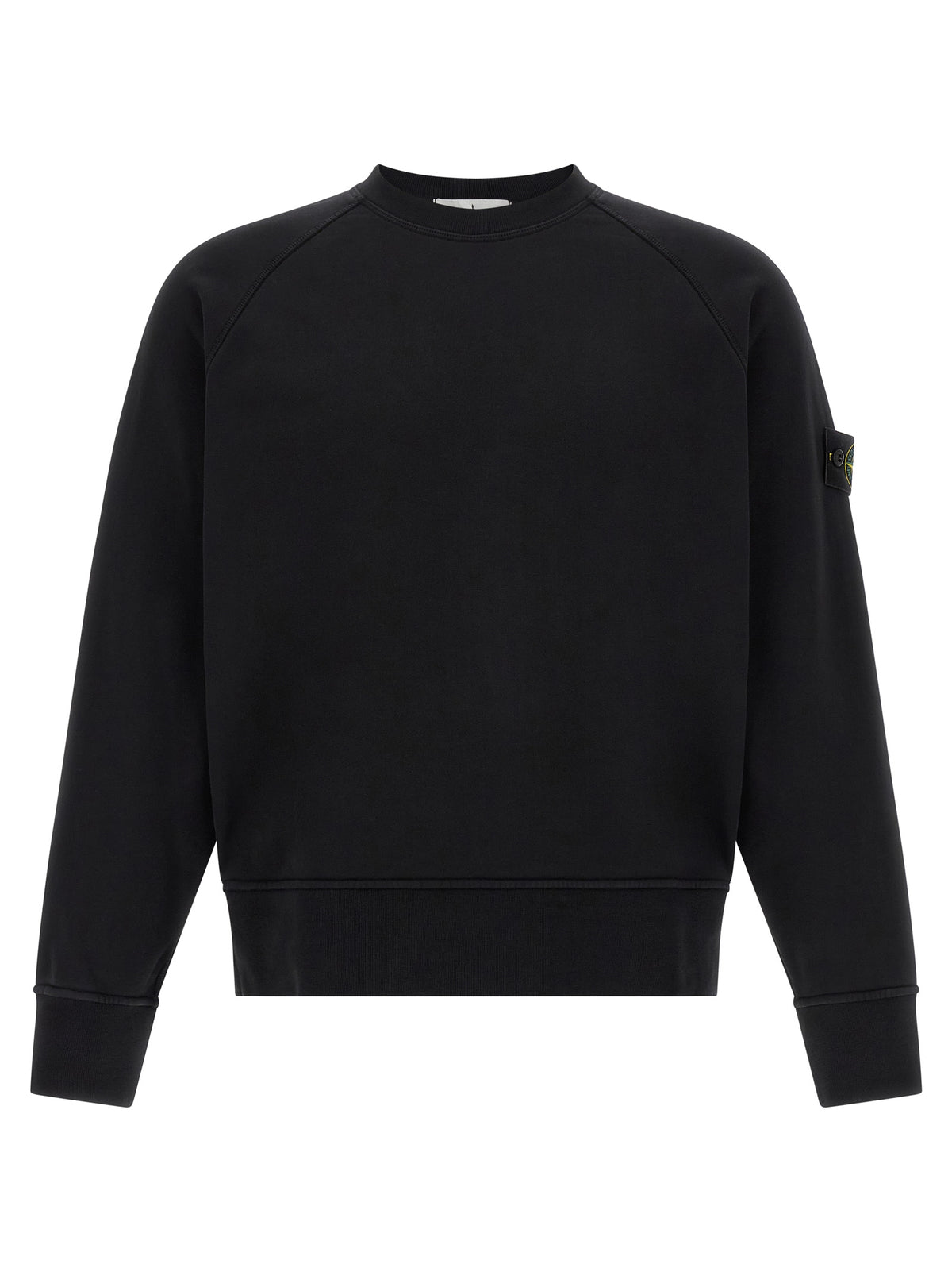 Sweat-shirt Stone Island en coton noir
