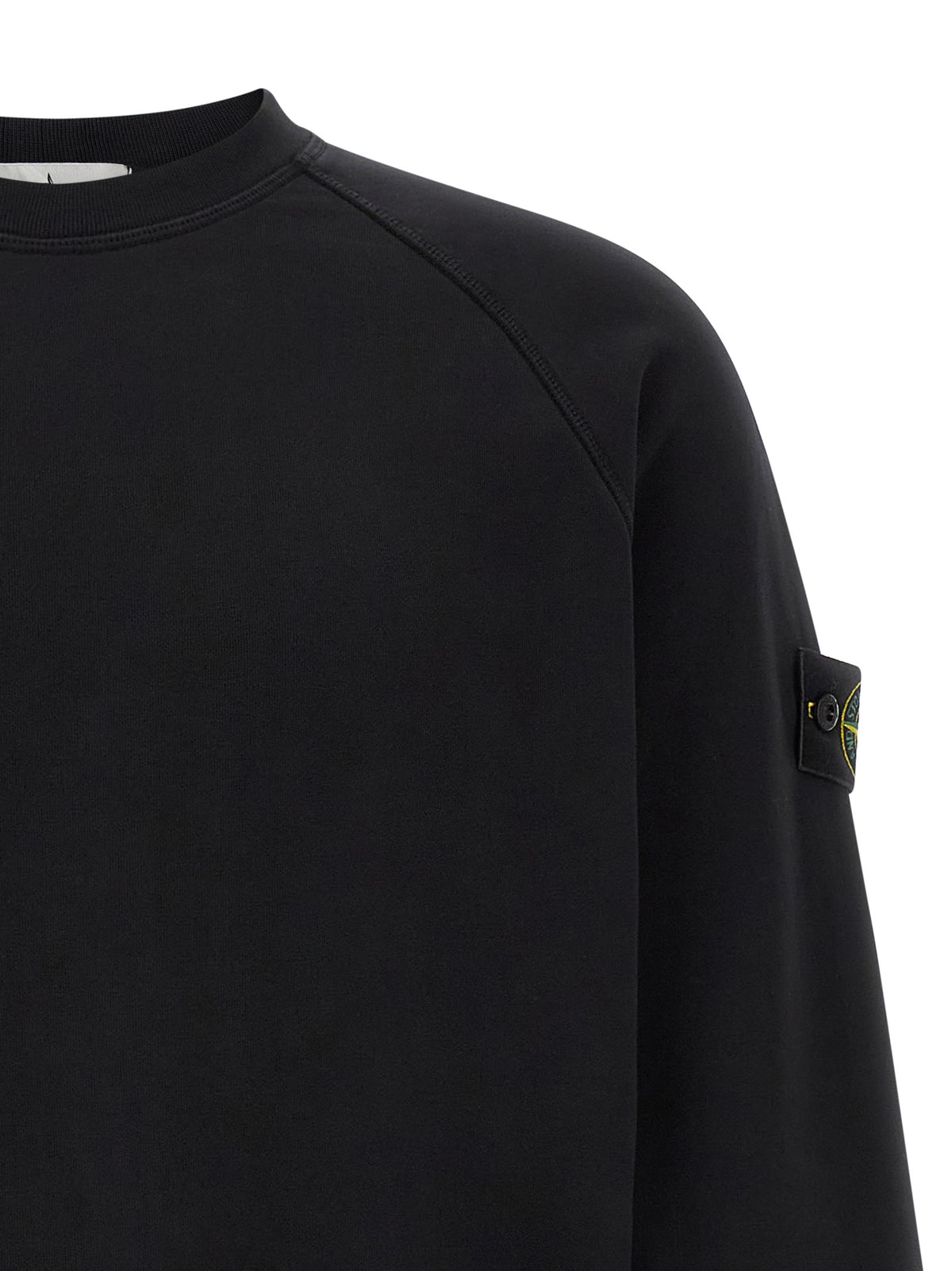 Sweat-shirt Stone Island en coton noir