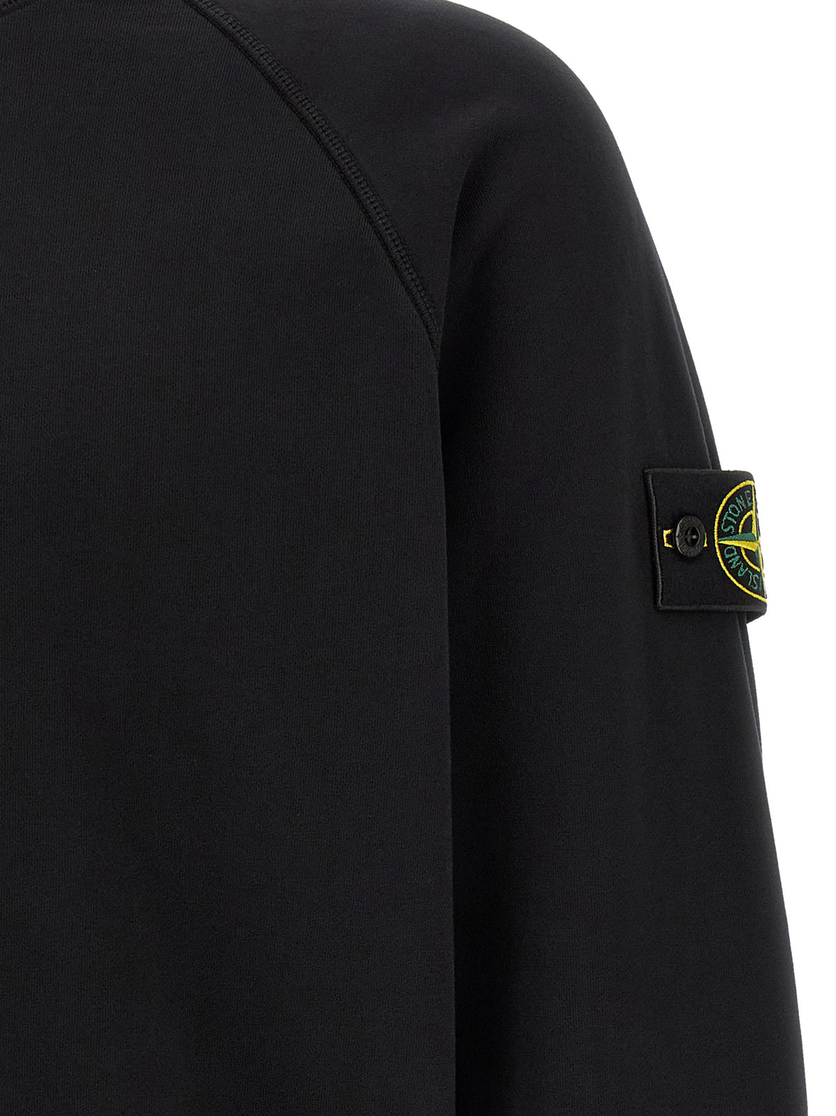 Sweat-shirt Stone Island en coton noir