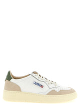 Baskets basses Autry en cuir de vachette multicolore
