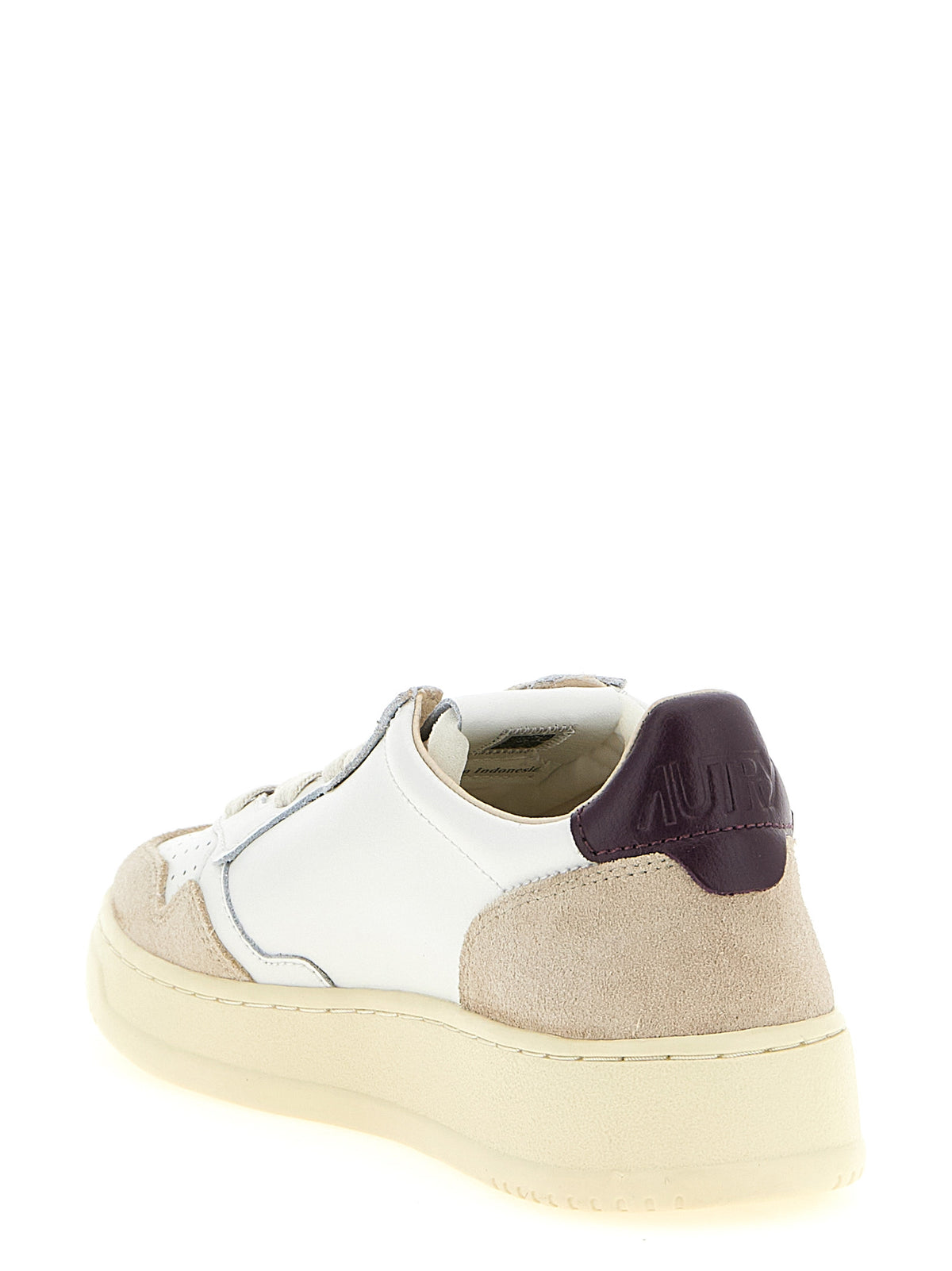Baskets Athlétiques Autry en Cuir de Vachette Multicolore