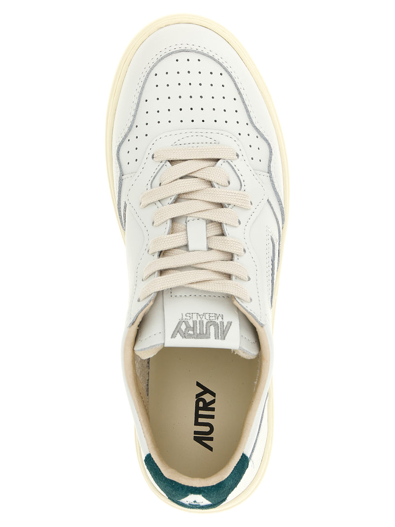 Autry Bicolor Cowhide Low Top Sneakers