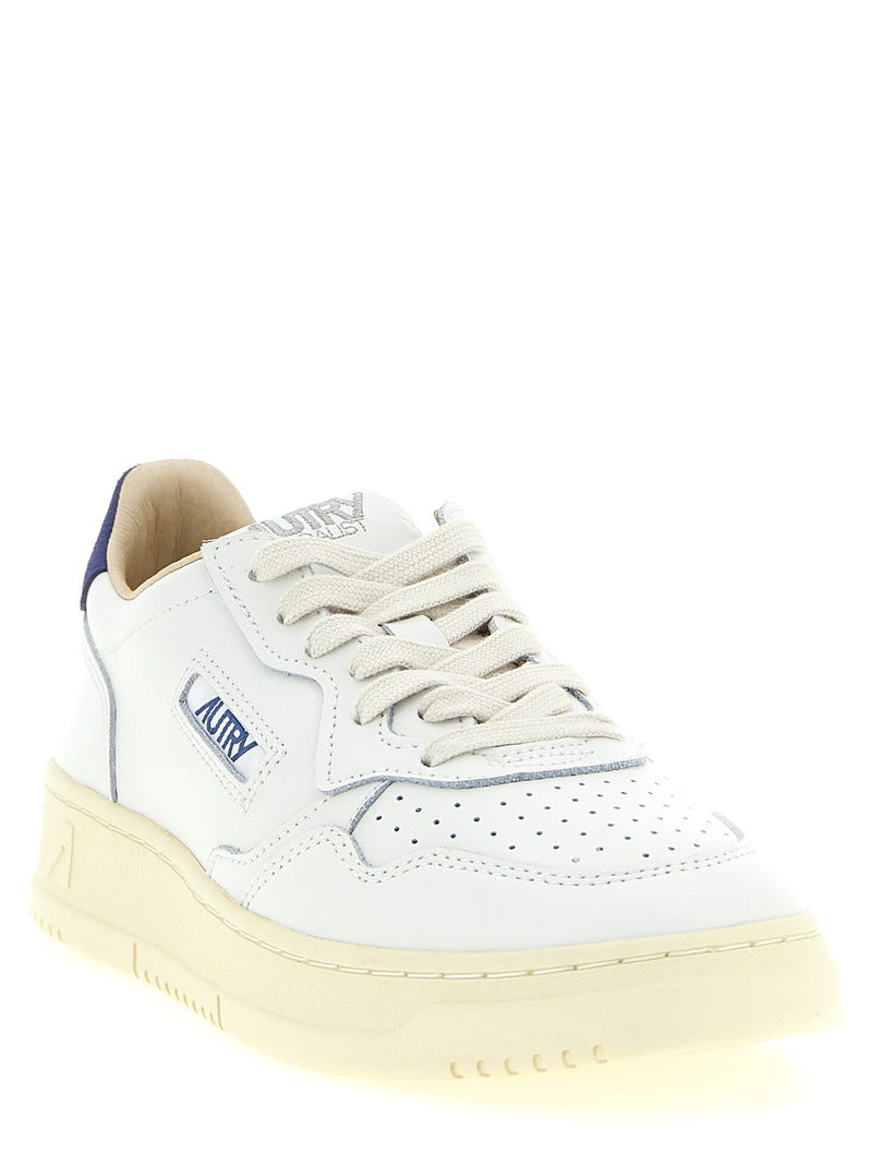 Autry Blue Cowhide Athletic Sneakers