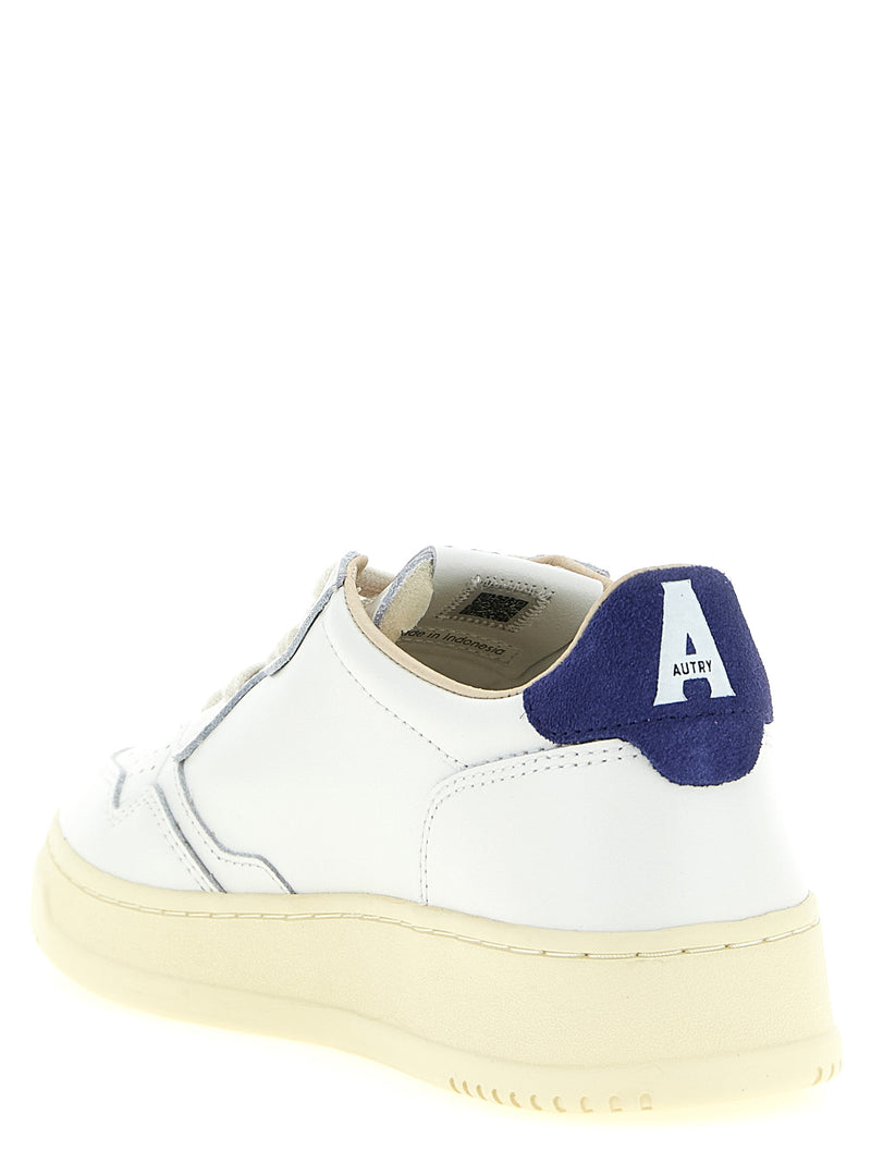 Autry Blue Cowhide Athletic Sneakers
